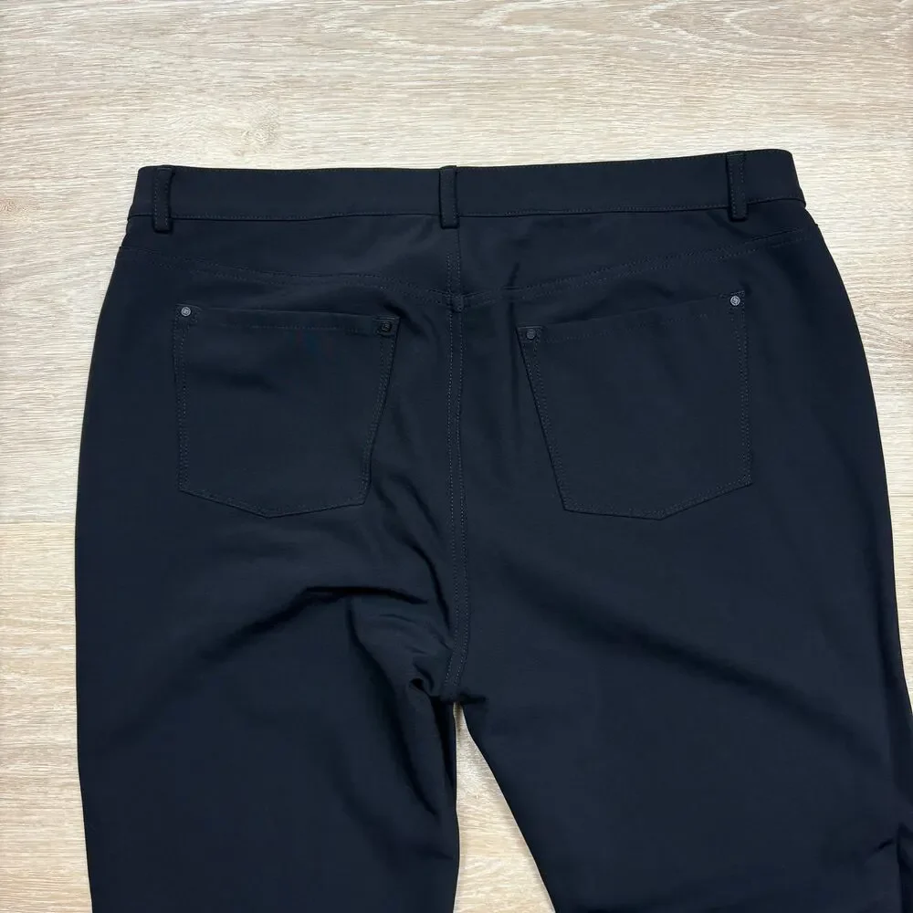 Lafayette 148 New York Mercer Tapered Leg Pants Women’s 12 Color Black - Picture 6 of 7
